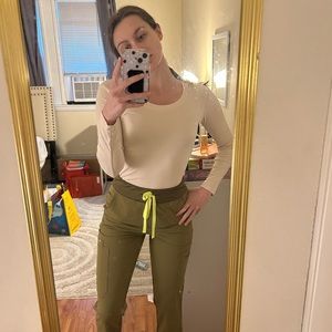 Figs high rise yola pants